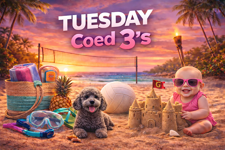 TUESDAY Coed 3's - 6 Week SPRING SEASON