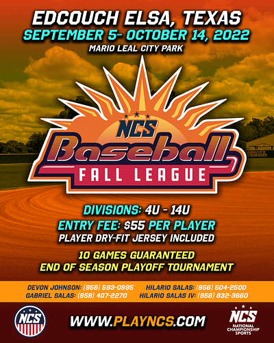 NCS Baseball Fall League