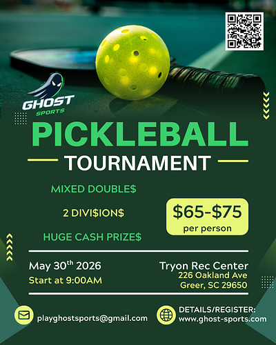 Pickleball Tournament - Greenville