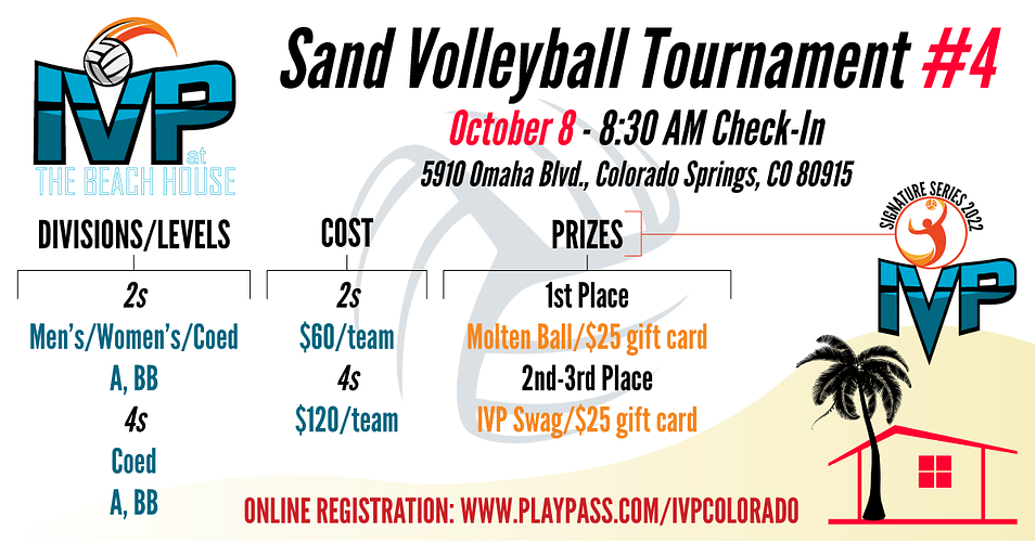 2022 IVP at the Beach House Tournament #4 - ALL SAND