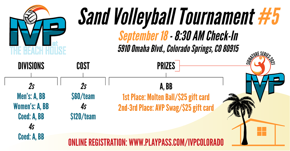 2021 IVP at the Beach House Tournament #5 - ALL SAND