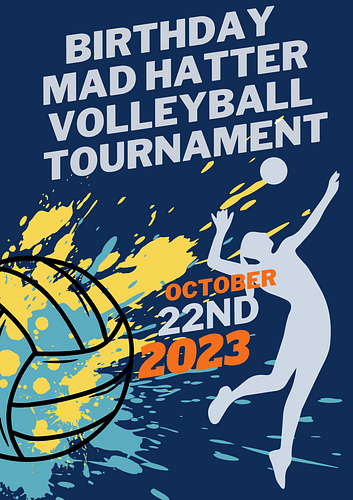 Coed Quads Mad Hatter Volleyball Tournament Oct 22nd 2023