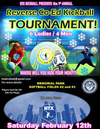 HTX Reverse Co-Ed Kickball