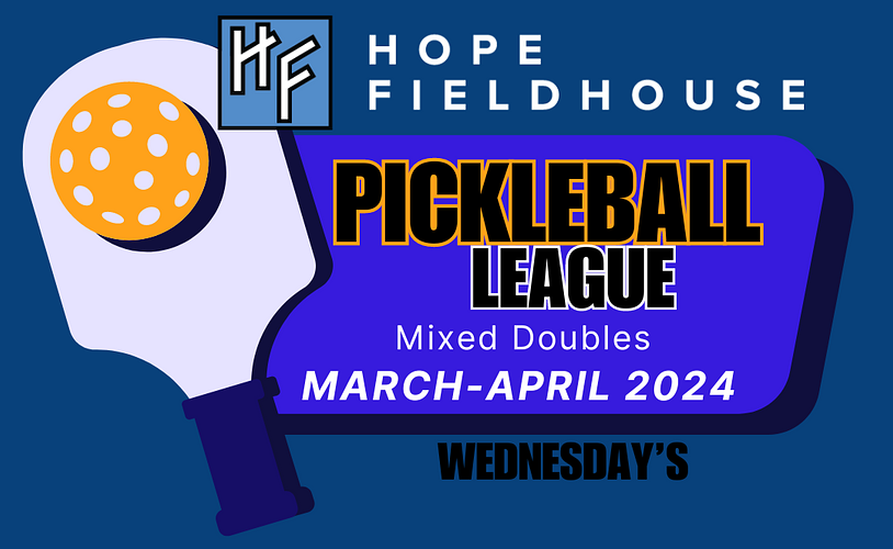 Register for 2024 Spring Pickleball League Wednesday Mixed Doubles