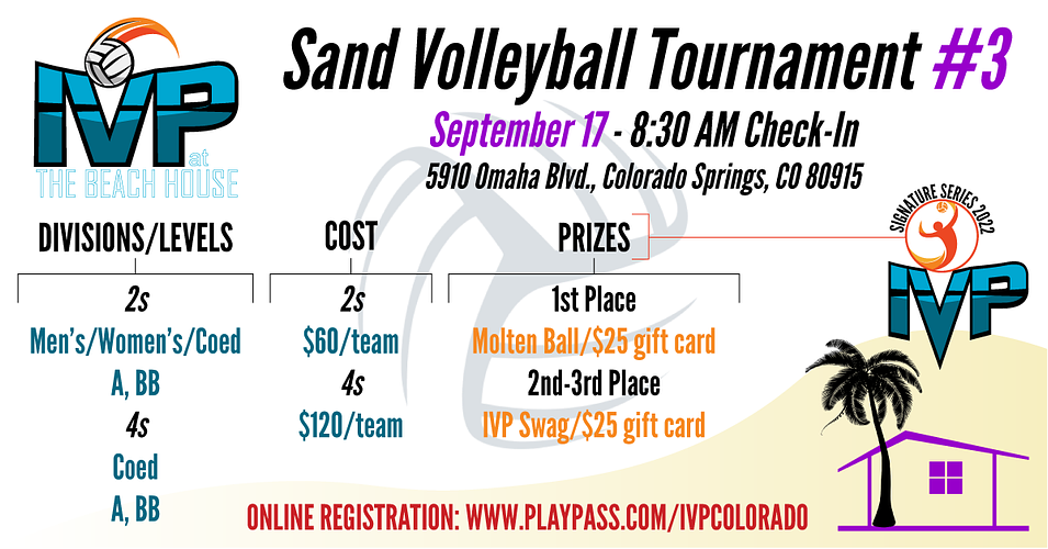 2022 IVP at the Beach House Tournament #3 - ALL SAND