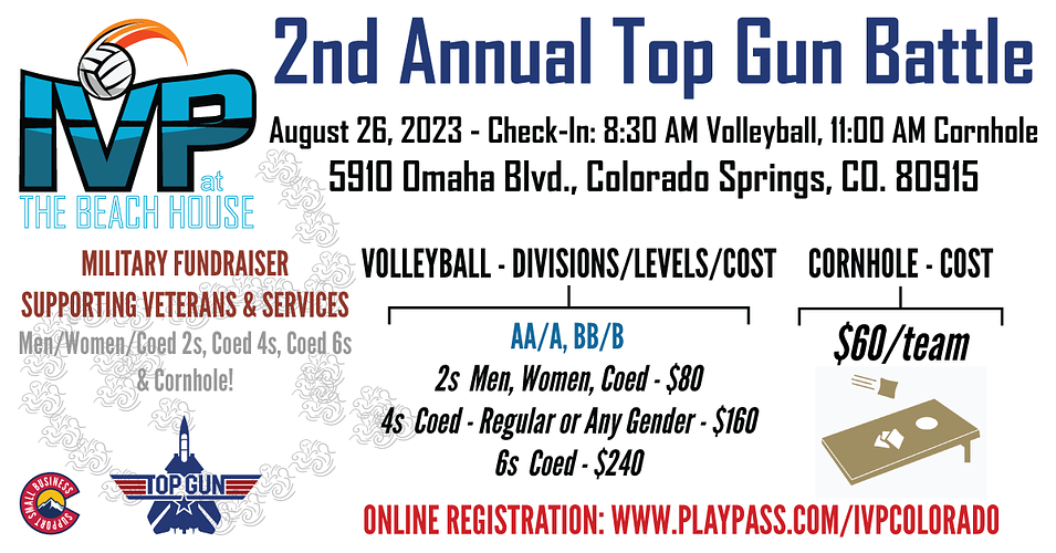 2023 IVP at the Beach House 2nd Annual Top Gun Battle Tournament - ALL SAND