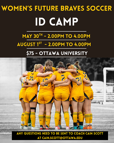 Ottawa University Women's Soccer Camps