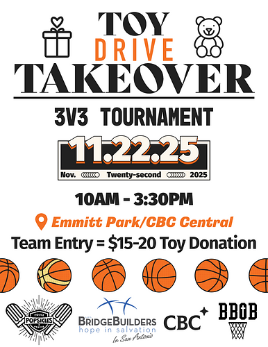 Toy Drive Takeover 3v3 Tournament