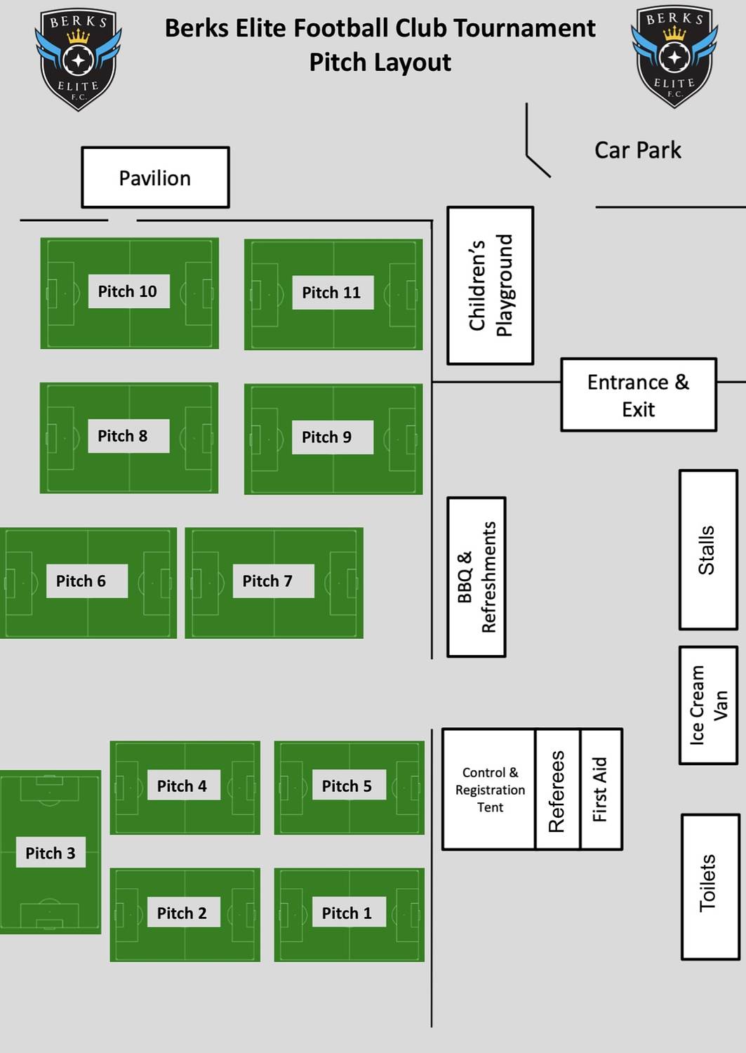 Tournament Pitch Layout 2024