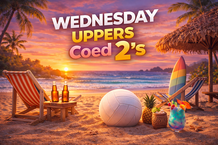 WEDNESDAY Coed 2's (Uppers) - 6 Week SPRING SEASON