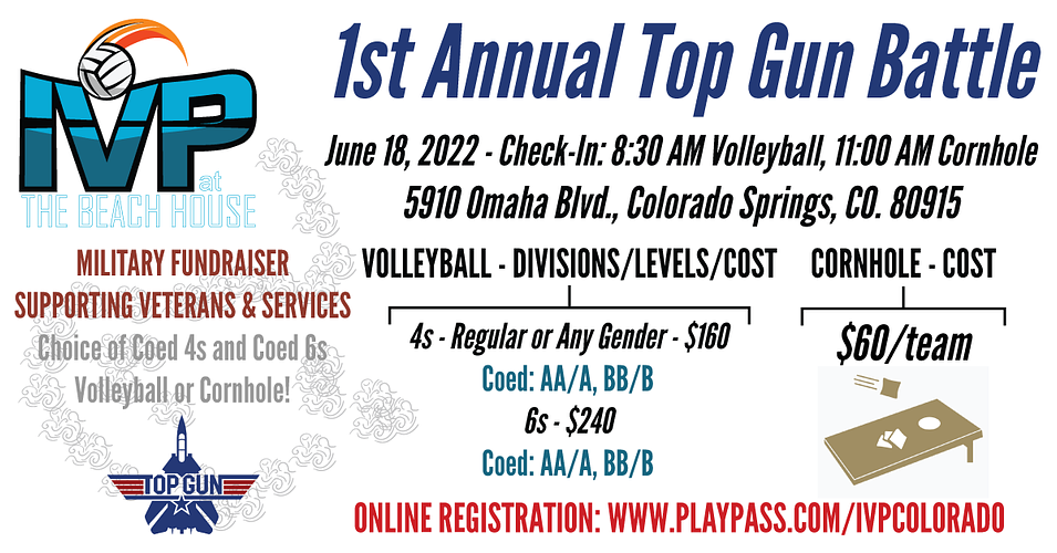 2022 IVP at the Beach House 1st Annual Top Gun Battle Tournament - ALL SAND