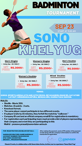 Badminton Tournament