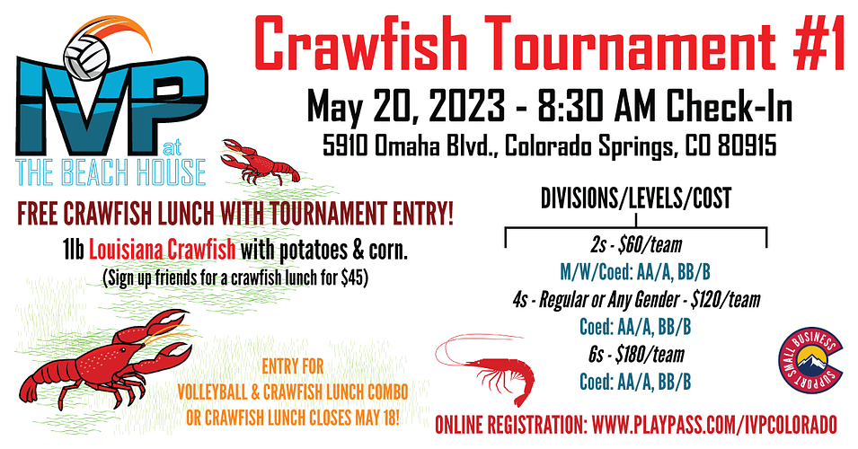 2023 IVP at the Beach House Crawfish Tournament #1 - ALL SAND