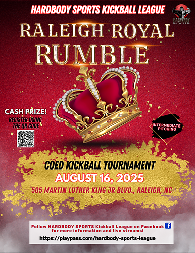 Raleigh Royal Rumble Coed & Ladies Kickball Tournament 2025