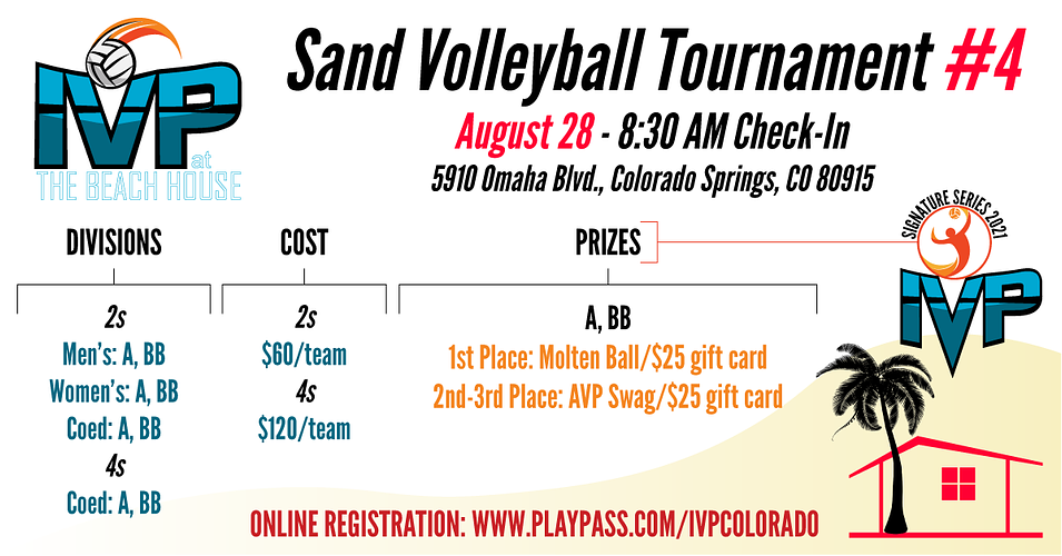 2021 IVP at the Beach House Tournament #4 - ALL SAND