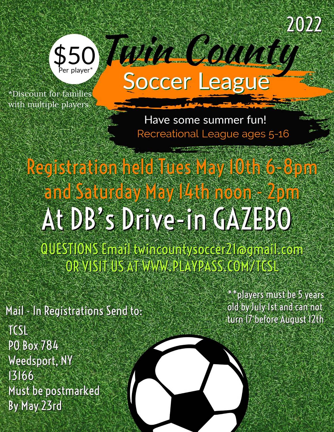 2022 Season Information