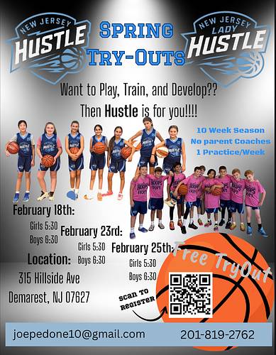NJ Hustle Spring Tryouts