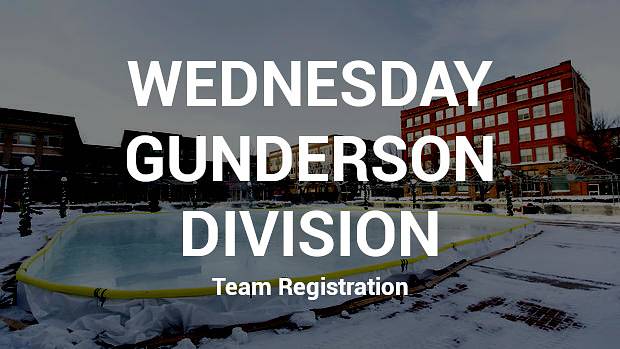 Team Registration - Wednesday Gunderson Division