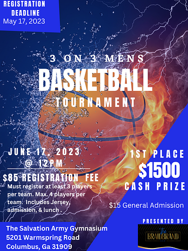 3on3 Men’s Basketball Tournament 25 & up Registration