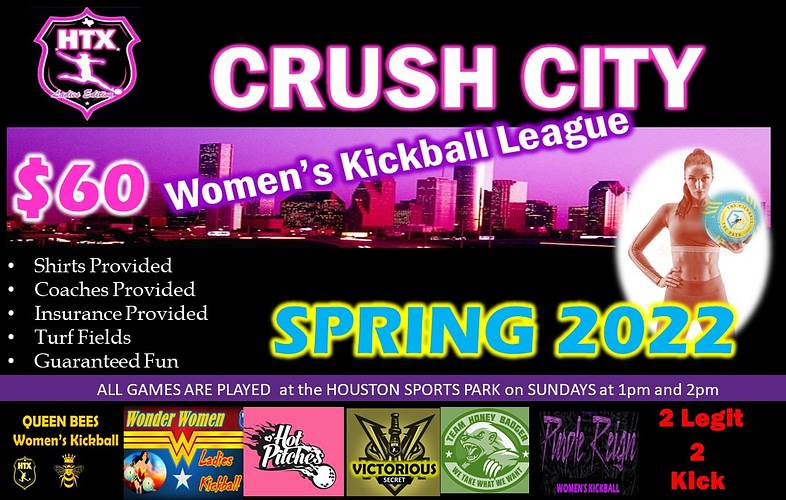 CRUSH City Women's Kickball League