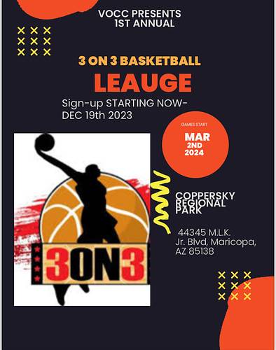 VOCC 3 on 3 Basketball League